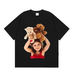 Acme De La Vie Short-Sleeved T-Shirt For Little Girls With Bears